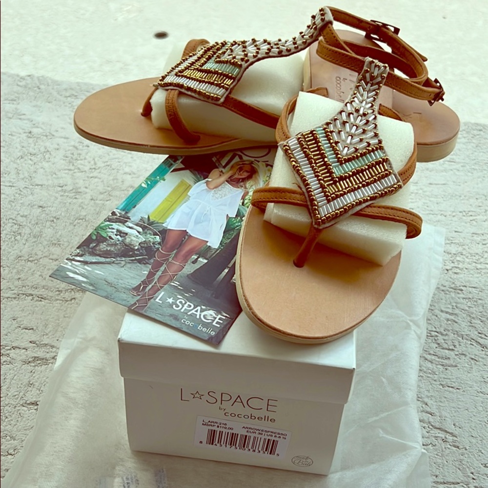 L*Space Sandals by Cocobelle NWT